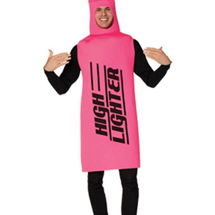 Adult Pink Highlighter Costume