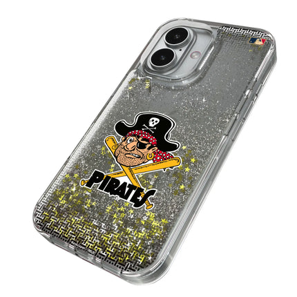 Pittsburgh Pirates 1958-1966 - Cooperstown Collection Linen Glitter Phone Case for Apple iPhone