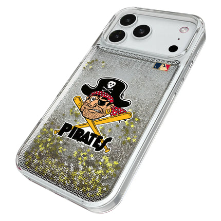 Pittsburgh Pirates 1958-1966 - Cooperstown Collection Linen Glitter Phone Case for Apple iPhone