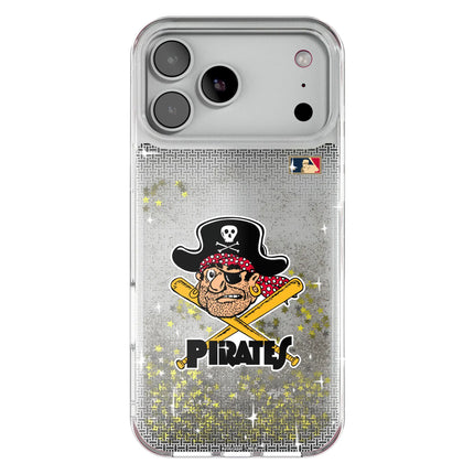 Pittsburgh Pirates 1958-1966 - Cooperstown Collection Linen Glitter Phone Case for Apple iPhone