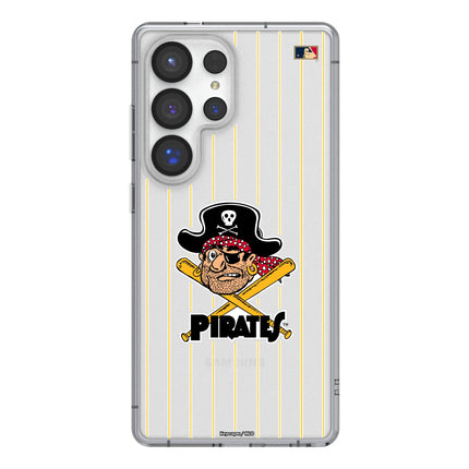 Pittsburgh Pirates 1958-1966 - Cooperstown Collection Pinstripe Clear Phone Case for Samsung Galaxy