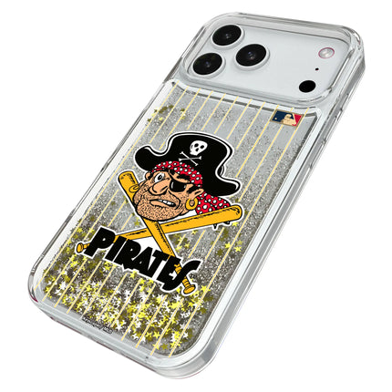 Pittsburgh Pirates 1958-1966 - Cooperstown Collection Pinstripe Glitter Phone Case for Apple iPhone