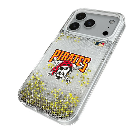 Pittsburgh Pirates 1997-2013 - Cooperstown Collection Linen Glitter Phone Case for Apple iPhone