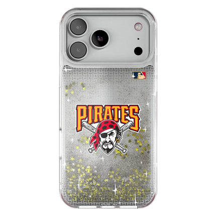 Pittsburgh Pirates 1997-2013 - Cooperstown Collection Linen Glitter Phone Case for Apple iPhone
