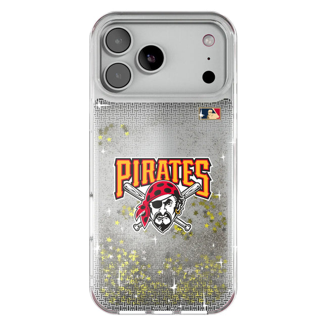 Pittsburgh Pirates 1997-2013 - Cooperstown Collection Linen Glitter Phone Case for Apple iPhone