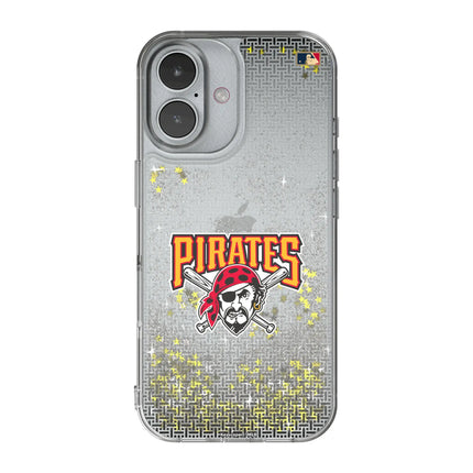 Pittsburgh Pirates 1997-2013 - Cooperstown Collection Linen Glitter Phone Case for Apple iPhone