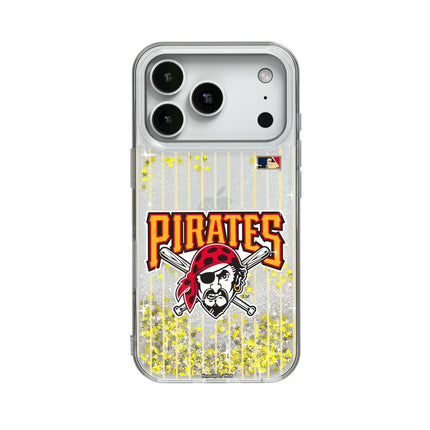 Pittsburgh Pirates 1997-2013 - Cooperstown Collection Pinstripe Glitter Phone Case for Apple iPhone