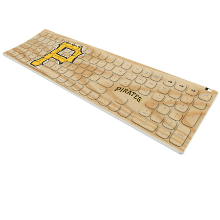 Pittsburgh Pirates Baseball Bat Curved Wireless Keyboard