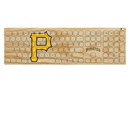 Pittsburgh Pirates Baseball Bat Curved Wireless Keyboard