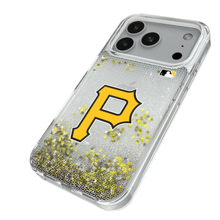 Pittsburgh Pirates Linen Glitter Phone Case for Apple iPhone