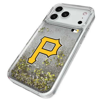 Pittsburgh Pirates Linen Glitter Phone Case for Apple iPhone