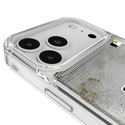 Pittsburgh Pirates Linen Glitter Phone Case for Apple iPhone