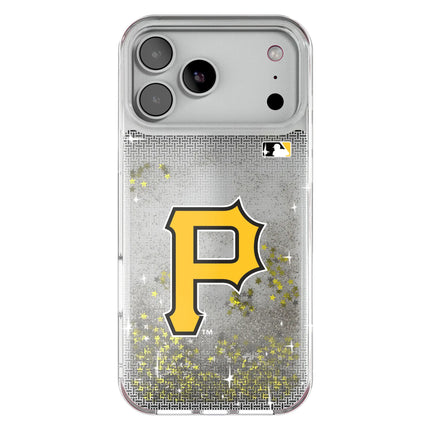 Pittsburgh Pirates Linen Glitter Phone Case for Apple iPhone