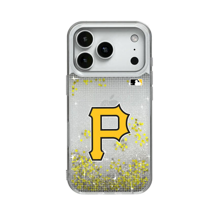 Pittsburgh Pirates Linen Glitter Phone Case for Apple iPhone