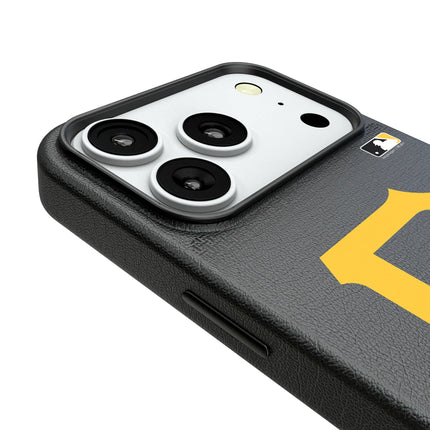 Pittsburgh Pirates Linen MagSafe Compatible Phone Case for Apple iPhone
