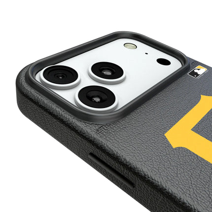 Pittsburgh Pirates Linen MagSafe Compatible Phone Case for Apple iPhone