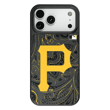 Pittsburgh Pirates Paisley MagSafe Compatible Phone Case for Apple iPhone
