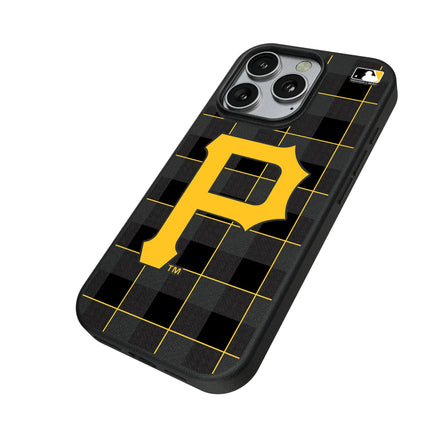 Pittsburgh Pirates Plaid MagSafe Compatible Phone Case for Apple iPhone