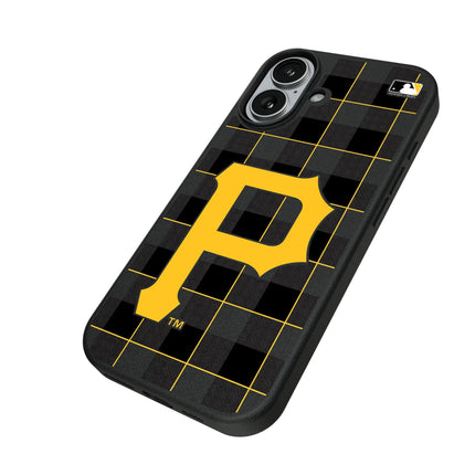 Pittsburgh Pirates Plaid MagSafe Compatible Phone Case for Apple iPhone