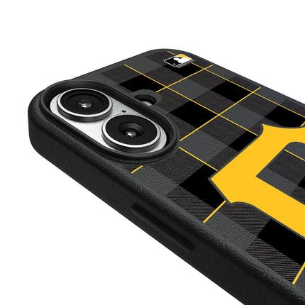 Pittsburgh Pirates Plaid MagSafe Compatible Phone Case for Apple iPhone