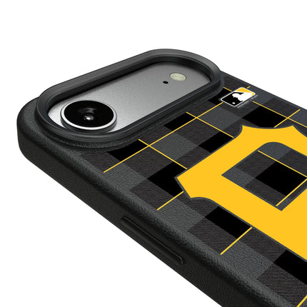 Pittsburgh Pirates Plaid MagSafe Compatible Phone Case for Apple iPhone