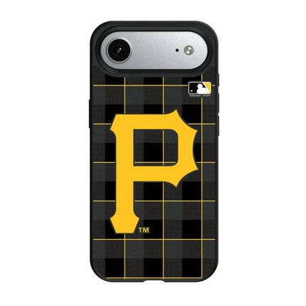 Pittsburgh Pirates Plaid MagSafe Compatible Phone Case for Apple iPhone