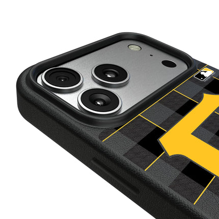 Pittsburgh Pirates Plaid MagSafe Compatible Phone Case for Apple iPhone