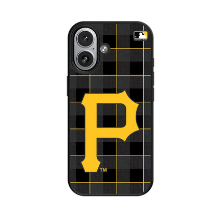 Pittsburgh Pirates Plaid MagSafe Compatible Phone Case for Apple iPhone