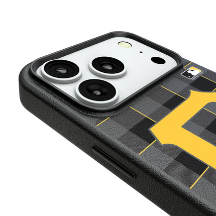Pittsburgh Pirates Plaid MagSafe Compatible Phone Case for Apple iPhone