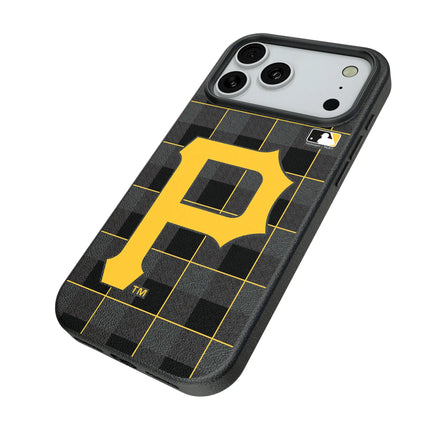 Pittsburgh Pirates Plaid MagSafe Compatible Phone Case for Apple iPhone