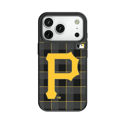 Pittsburgh Pirates Plaid MagSafe Compatible Phone Case for Apple iPhone