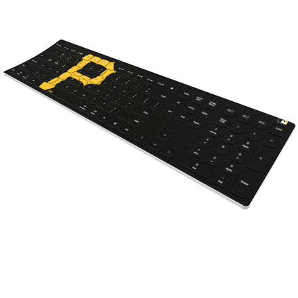 Pittsburgh Pirates Solid Curved Wireless Keyboard
