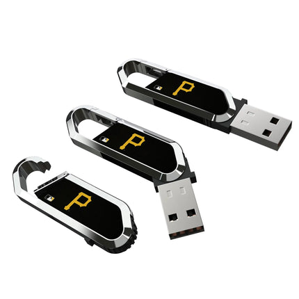Pittsburgh Pirates Solid USB 64GB Clip Style Flash Drive