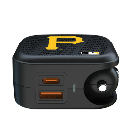 Pittsburgh Pirates Text Backdrop 2 in 1 USB A/C Charger