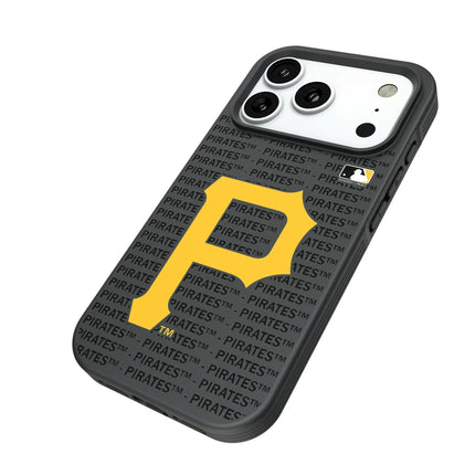 Pittsburgh Pirates Text Backdrop Bump Phone Case for Apple iPhone