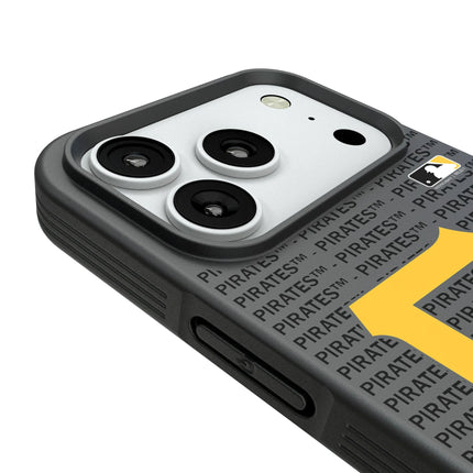 Pittsburgh Pirates Text Backdrop Bump Phone Case for Apple iPhone
