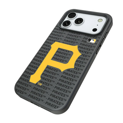 Pittsburgh Pirates Text Backdrop Bump Phone Case for Apple iPhone