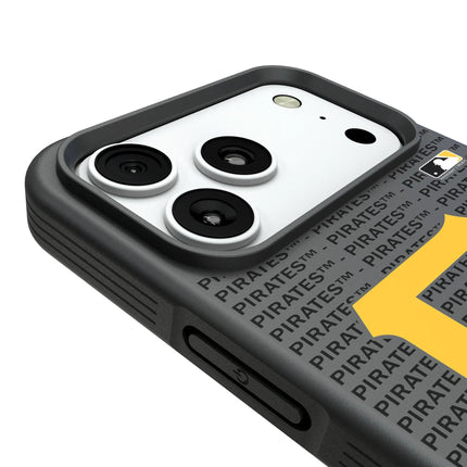 Pittsburgh Pirates Text Backdrop Bump Phone Case for Apple iPhone
