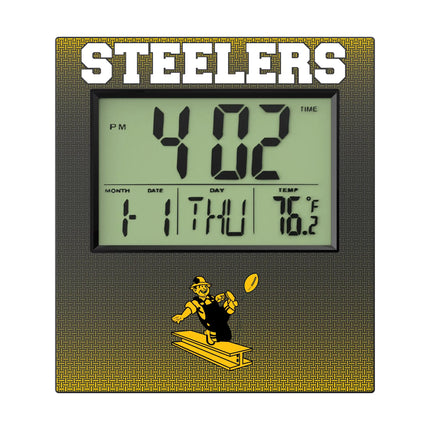Pittsburgh Steelers 1961 Historic Collection Linen Wall Clock