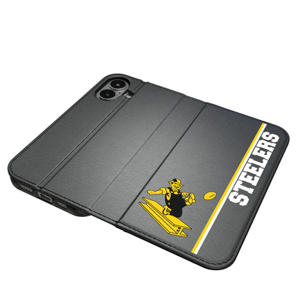 Pittsburgh Steelers 1961 Historic Collection Sidebar Folio 2.0 Case for Apple iPhone