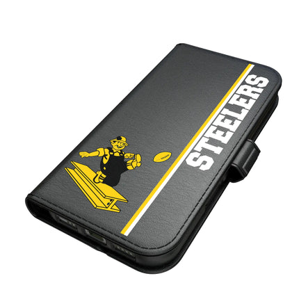 Pittsburgh Steelers 1961 Historic Collection Sidebar Folio 2.0 Case for Apple iPhone