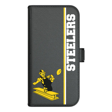 Pittsburgh Steelers 1961 Historic Collection Sidebar Folio 2.0 Case for Apple iPhone