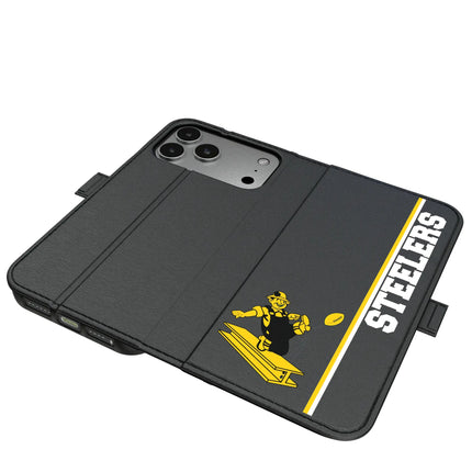 Pittsburgh Steelers 1961 Historic Collection Sidebar Folio 2.0 Case for Apple iPhone