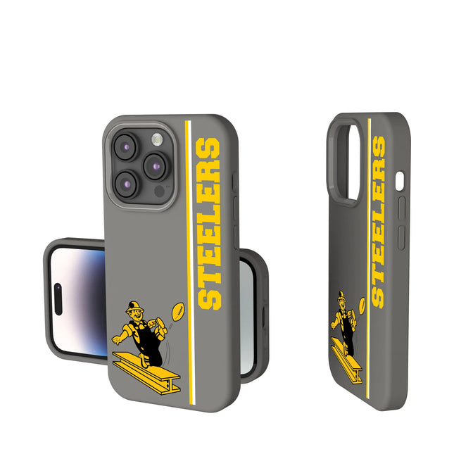 Pittsburgh Steelers 1961 Historic Collection Sidebar Soft Touch Phone Case for Apple iPhone