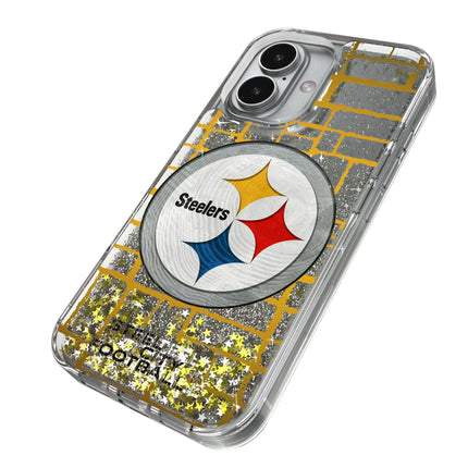 Pittsburgh Steelers Brick Glitter Phone Case for Apple iPhone