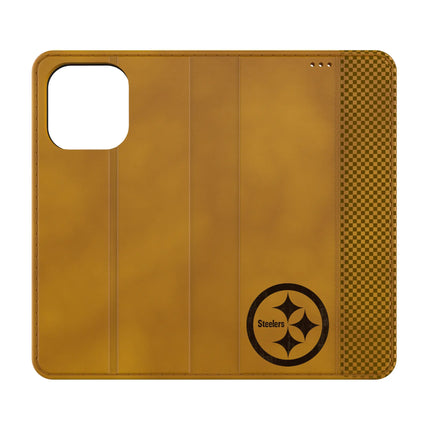 Pittsburgh Steelers Burn Folio Phone Case for Apple iPhone