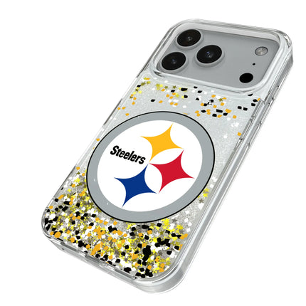 Pittsburgh Steelers Confetti Glitter Phone Case for Apple iPhone