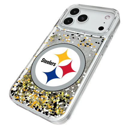 Pittsburgh Steelers Confetti Glitter Phone Case for Apple iPhone