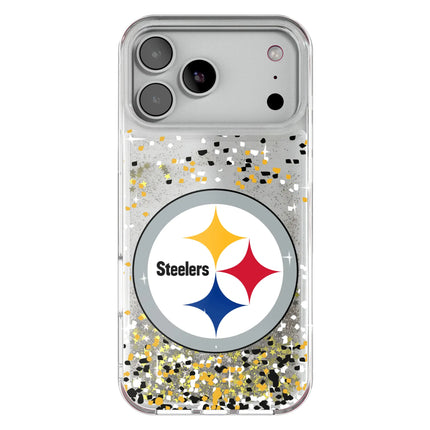 Pittsburgh Steelers Confetti Glitter Phone Case for Apple iPhone