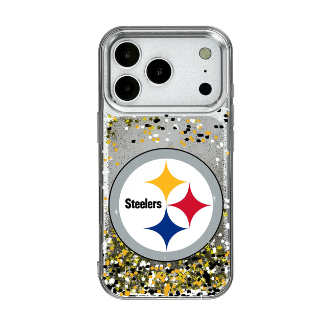 Pittsburgh Steelers Confetti Glitter Phone Case for Apple iPhone